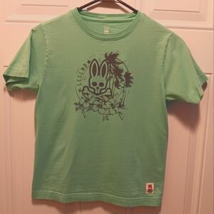 Psycho Bunny Green Kids T-Shirt